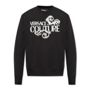 Versace Jeans Couture Bomullssweatshirt Black, Herr