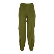 Dondup Wide Trousers Green, Dam