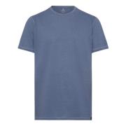Boggi Milano T-shirt i stretch linne jersey Blue, Herr