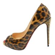 Christian Louboutin Pre-owned Pre-owned Laeder klackskor Brown, Dam