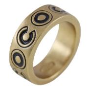 Chanel Vintage Pre-owned Metall ringar Yellow, Dam