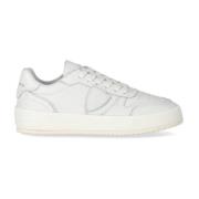 Philippe Model Vit Låg Snygg Läder Sneaker White, Dam