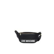 Love Moschino City Lover Logo Marsupio Black, Dam