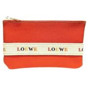 Loewe Pre-owned Pre-owned Canvas handvskor Orange, Dam