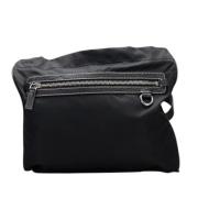 Prada Vintage Pre-owned Nylon crossbodyvskor Black, Dam