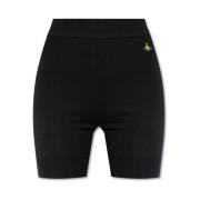 Vivienne Westwood Shorts med logotyp Black, Dam