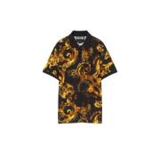Versace Jeans Couture Polo Shirts Black, Herr