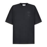 Laneus Svart Bomull T-shirt Modell S4Lauath030 Black, Herr