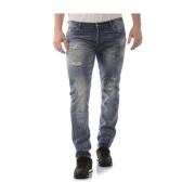 Daniele Alessandrini Slim-fit Denim Jeans Blue, Herr