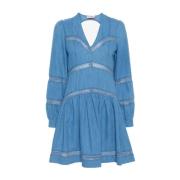 Twinset Short Dresses Blue, Dam