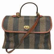 Fendi Vintage Pre-owned Canvas handvskor Multicolor, Dam