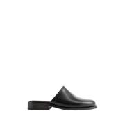 Lemaire Flat Sandals Black, Dam