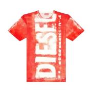 Diesel Röd T-Boxt Bisc T-Shirt Red, Herr