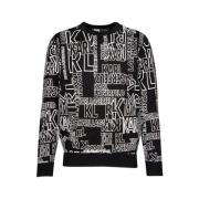 Karl Lagerfeld Sweatshirts Hoodies Black, Herr