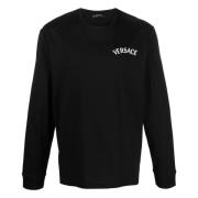 Versace Long Sleeve Tops Black, Herr