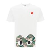 Comme des Garçons Play T-Shirts White, Herr