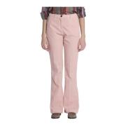 Massimo Alba Wide Trousers Pink, Dam