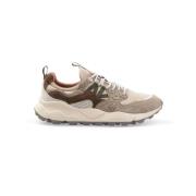 Flower Mountain Off White Beige Herr Sneakers Multicolor, Herr