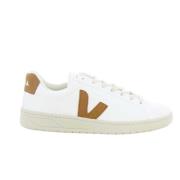 Veja Herr Cognac Läder Sneakers White, Herr