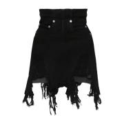 Rick Owens Short Skirts Black, Dam