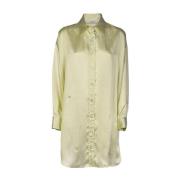 Jucca Stiliga skjortklänningar för kvinnor Green, Dam