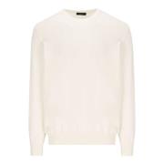 Fay Round-neck Knitwear Beige, Herr