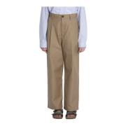 Sofie D'hoore Straight Trousers Brown, Dam