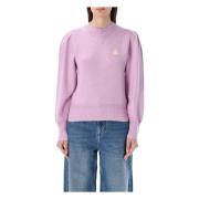 Isabel Marant Étoile Round-neck Knitwear Purple, Dam