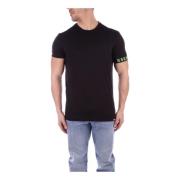 Dsquared2 Svart Logo Bak T-shirt Black, Herr