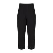 Moncler Wide Trousers Black, Herr