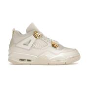 Jordan Retro Metallic Gold Sneakers White, Dam