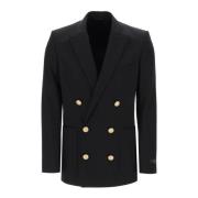 Balmain Formal Blazers Black, Herr