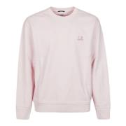 C.p. Company Himlalik Rosa Diagonal Fleece Sweatshirt Pink, Herr