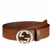 Gucci Brun läder herrbälte Brown, Dam