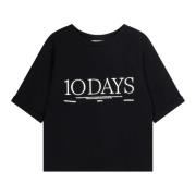 10Days T-Shirts Black, Dam