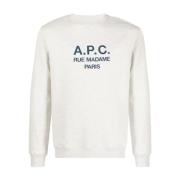 A.p.c. Sweatshirts Beige, Herr