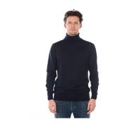 Daniele Alessandrini Munch B Sweater Pullover Blue, Herr