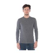 Daniele Alessandrini Woolly Sweater Pullover Gray, Herr