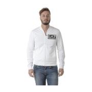 Emporio Armani EA7 Hoodies White, Herr