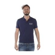 Emporio Armani EA7 Polo Shirts Blue, Herr