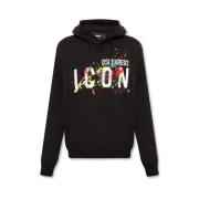 Dsquared2 Hoodies Black, Herr