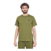 The North Face T-Shirts Green, Herr