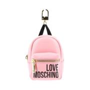 Love Moschino Väskcharm Pink, Dam