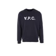 A.p.c. Sweatshirts & Hoodies Blue, Herr