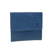 Louis Vuitton Vintage Pre-owned Laeder plnbcker Blue, Dam