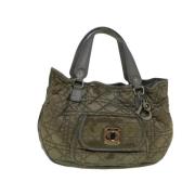 Dior Vintage Pre-owned Nylon handvskor Green, Dam