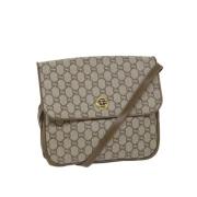 Gucci Vintage Pre-owned Canvas gucci-vskor Beige, Dam