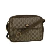 Gucci Vintage Pre-owned Canvas gucci-vskor Beige, Dam