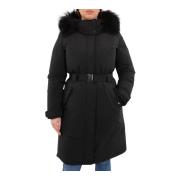 Woolrich Svart Mahan Parka Black, Dam