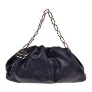 Baldinini Black calfskin handbag Black, Dam